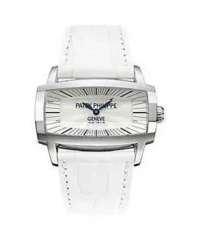 Authentic Patek Philippe Model 4980G Gondolo Women's Watch (white, arb10722)