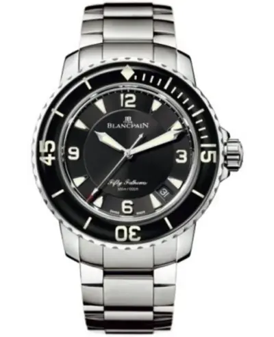 Authentic Blancpain Fifty Fathoms Automatic Mens Watch Model 5015-1130-71 (black, arb10737)