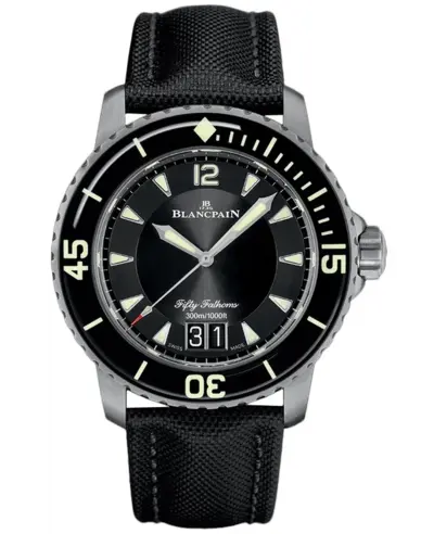 Blancpain Model 5050-12B30-B52A: Automatic Black Dial Men's Watch with Date Function (black, arb10743)