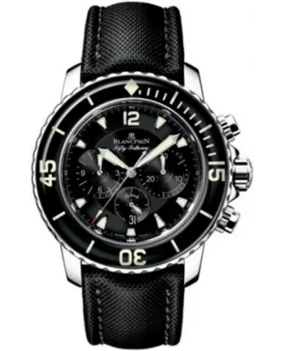 Blancpain Fifty Fathoms Chronograph Men's Watch Model 5085F-1130-52 (black, arb10748)