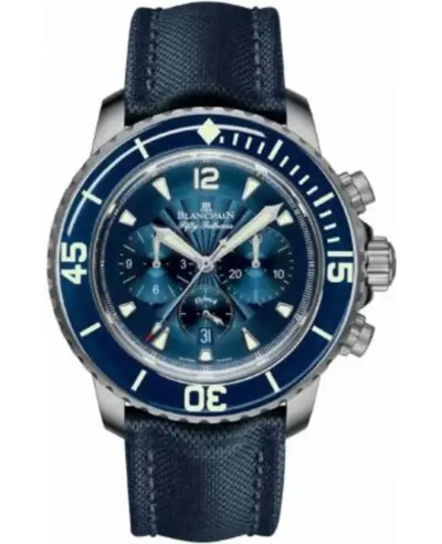 BLANCPAIN 5085FB-1140-52B FLYBACK CHRONOGRAPH MEN'S WATCH (blue, arb10750)