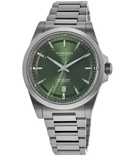 Longines Conquest 2023 Green Dial Steel Men's Watch l3.830.4.02.6