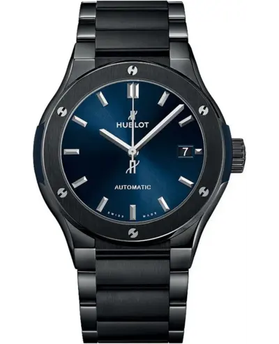 Brand New Authentic Hublot Classic Fusion Automatic Model 510.CM.7170.CM (blue, arb10753)