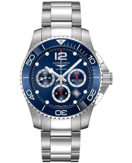 Longines HydroConquest Automatic Chronograph 43mm Blue Dial Stainless Steel Men's Watch l3.883.4.96.6