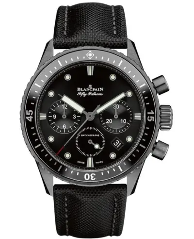 Blancpain 5200-0130-B52A - Fifty Fathoms Flyback Chronograph Men's Watch (black, arb10804)