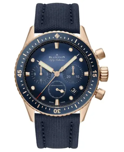 Blancpain Fifty Fathoms Chronograph Flyback Automatic - Model 5200-3640-O52A (blue, arb10810)