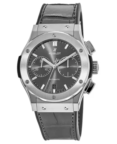 Hublot Classic Fusion Chronograph 45mm Titanium Grey Dial Men's Watch Model 521.NX.7071.LR (arb10825)