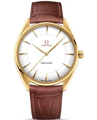 Omega Seamaster Olympic Official Timekeeper White Dial 18K Yellow Gold Men's Watch Model: 522.53.40.20.04.001 (white, arb10848)