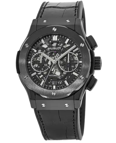 Hublot Classic Fusion Automatic Black Magic Skeleton Dial Men's Watch [525.CM.0170.LR] (black, arb10861)