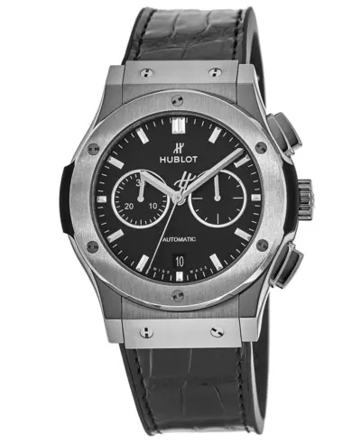 Hublot Classic Fusion Chronograph Black Dial Leather Strap Watch Model 541.NX.1171.LR (black, arb10881)