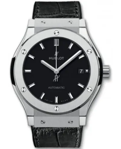 Hublot Classic Fusion Men's Watch Model 542.NX.1171.LR - Black Dial, Black Leather Strap (black, arb10899)