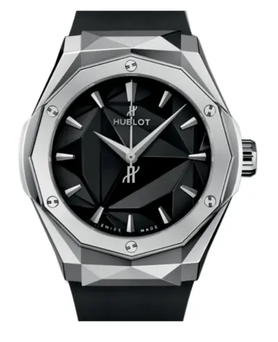 Hublot Classic Fusion Black Dial Rubber Strap Men's Watch - Model 550.NS.1800.RX.ORL19 (black, arb10931)