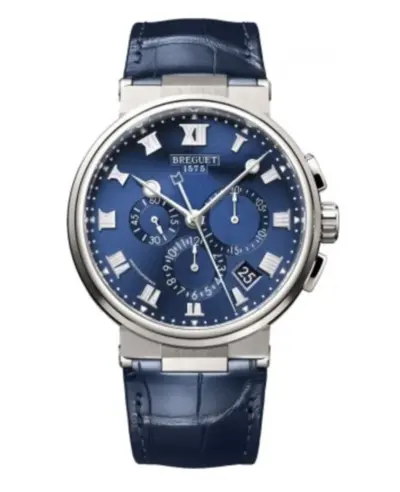 Breguet Marine Chronograph, Model: 5527ti/y1/9wv (blue, arb10954)