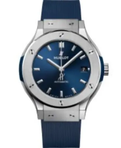 Hublot Classic Fusion Automatic 38mm Blue Dial Leather Strap Men's Watch (565.nx.7170.rx) (blue, arb10973)