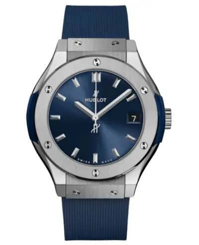 Authentic Hublot Classic Fusion - Model 581.nx.7170.rx (blue, arb10996)