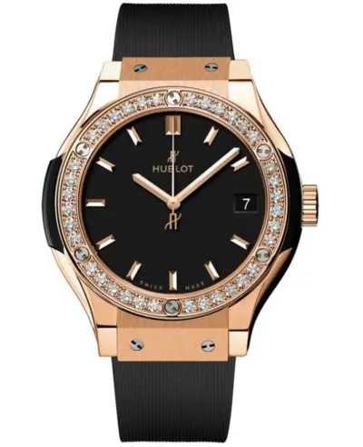 Hublot Classic Fusion Women's Watch 33mm - Model:581.OX.1181.RX.1104, Brand New Authentic (black, arb10999)