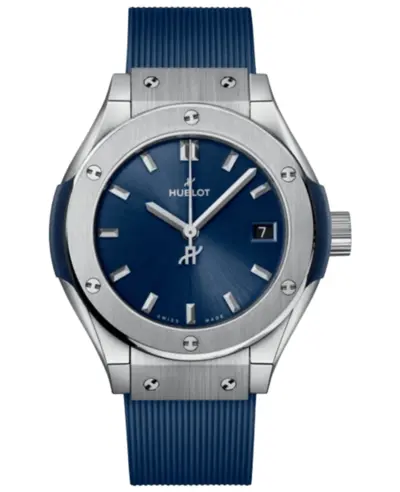 Authentic Hublot Classic Fusion Model:591NX7170RX Women's Watch 591.NX.7170.RX (blue, arb11019)