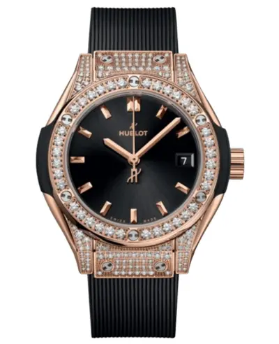 Authentic Hublot Classic Fusion Unico King Watch Model 591.OX.1480.RX.1604 (black, arb11025)