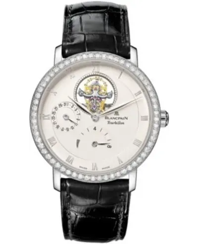 Blancpain Villeret Tourbillon 8 Day Power Reserve Men's Watch Model:6025-1942-55B (arb11045)