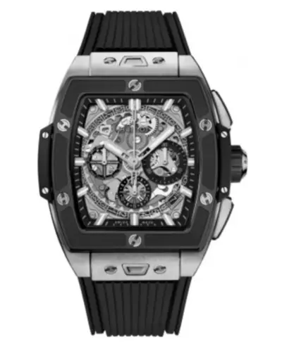 Hublot Big Bang Chronograph Skeleton Dial Rubber Strap Men's Watch Model 642.NM.0170.RX (arb11072)
