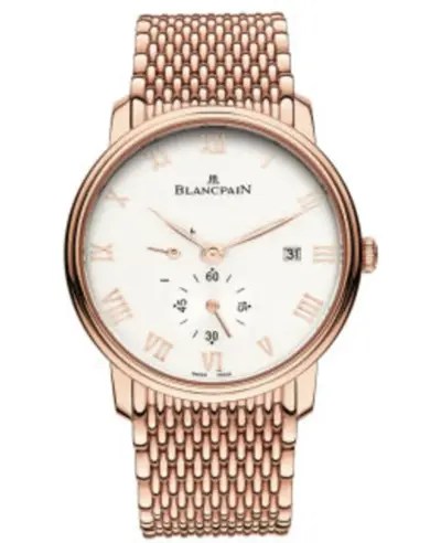 Blancpain Villeret Power Reserve Mechanical Men's Watch Model 6606-3642-MMB (arb11081)
