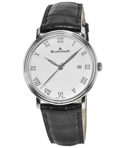 Blancpain Villeret Automatic Ultra Slim Silver Dial Men's Watch Model 6651-1127-55B [6651-1127-55b] (white, arb11096)