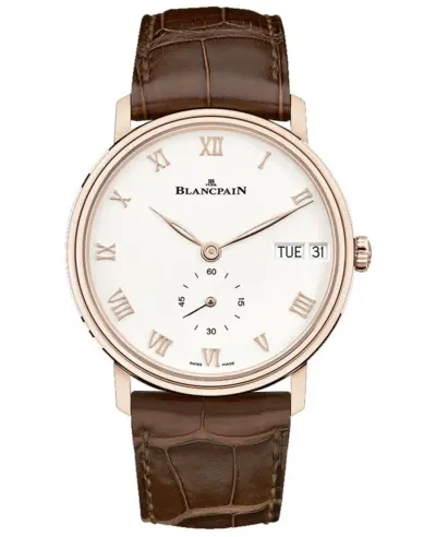 Blancpain Villeret Ultra Slim Day Date Men's Watch Model 6652-3642-55B (white, arb11102)