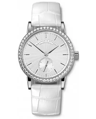 A. Lange & Sohne 835.030 Silver Dial Diamond Women's Watch 18kt White Gold Case Automatic Movement (arb11175)