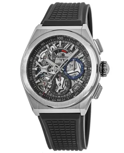 Authentic Zenith Defy El Primero 21 Automatic Chronograph Skeleton Dial Titanium Men's Watch Model:95.9000.9004/78.R782 (arb11211)