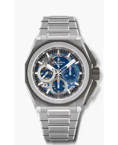 Authentic New Zenith Defy Extreme Skeleton Dial Metal Strap Men's Watch Model 95.910 (caseback view) 95.9100.9004/01.I001 (arb11215)