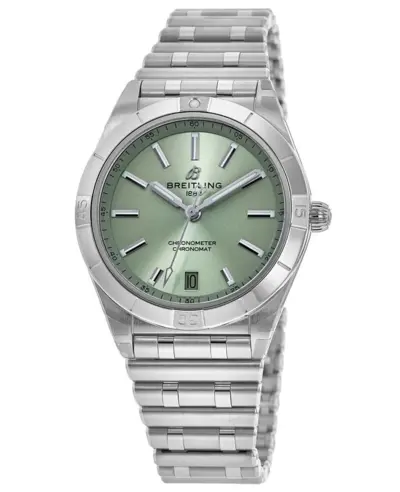 Breitling Chronomat Automatic 36 - Model A10380101L1A1 Green Dial Women's Watch (green, arb11228)