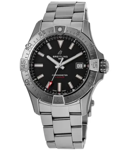 Breitling Avenger Automatic 42 Black Dial Steel Bracelet Men's Watch Model A17328101B1A1 (black, arb11261)