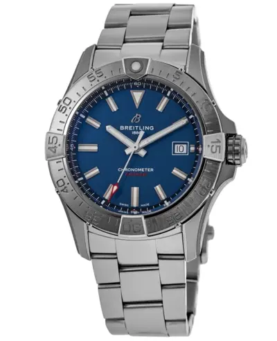 Breitling Avenger Automatic 42 Blue Dial Steel Bracelet Men's Watch Model A17328101C1A1 (blue, arb11263)