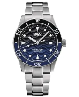 Mido Ocean Star 39 Automatic Blue Gradient Dial Steel Men's Watch - Model M026.907.11.041.00