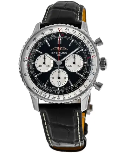 Breitling Navitimer B01 Chronograph 41 Black Dial Men's Watch AB0139211B1P1 (black, arb11412)