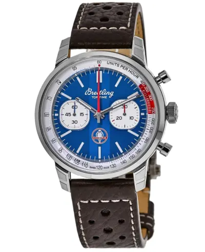 Men's Breitling Top Time Shelby Cobra Automatic Chronograph - Model AB01763A1C1X1 (blue, arb11465)