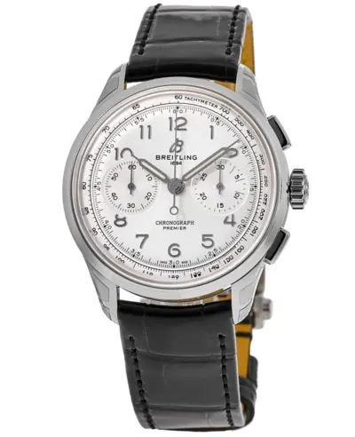 Men's Breitling Premier Chronograph 40 Manual Winding Watch, Model AB0930371G1P1 (arb11479)