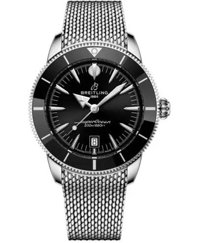 Breitling Superocean Heritage B31 Automatic 44 Black Dial Stainless Steel Men's Watch AB3112241B1A1 (black, arb23731)
