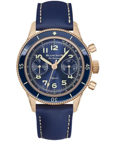 Blancpain Air Command Flyback Chronograph - Model AC02-36B40-63A (blue, arb11501)