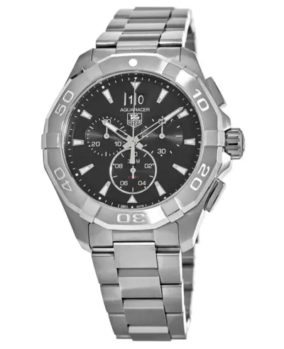 Tag Heuer Aquaracer 300M Chronograph Quartz Men Black Dial Steel Cay1110 Ba0927 CAY1110.BA0927 (black, arb11506)