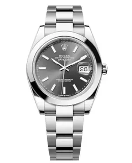 Rolex Datejust 41 Stainless Steel Slate Dial Men's Watch m126300-0007
