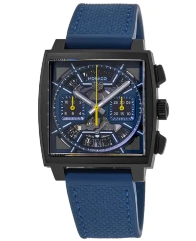 Authentic Tag Heuer Monaco Chronograph Automatic Watch CBL2188.FT6261 (black, arb11562)