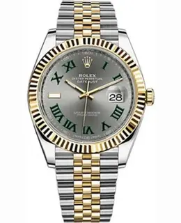 Rolex Datejust 41 Steel & Yellow Gold Slate Grey Dial Men's Watch m126333-0020
