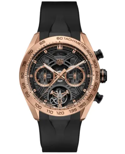 Tag Heuer CBU5050.FT6273 Luxury Chronograph Tourbillon Automatic Black Dial Men's Watch (black, arb11604)