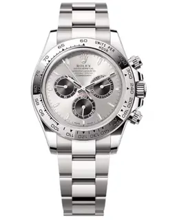 Rolex Cosmograph Daytona Model M126509-003: 40mm White Gold Steel and Black Dial Men's Chronograph Watch