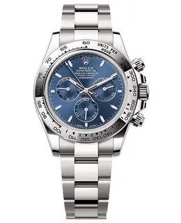 Rolex Cosmograph Daytona White Gold Blue Dial Men's Watch m126509-0005