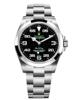 Rolex Air King Black Dial Steel Men's Watch Model M126900-0001