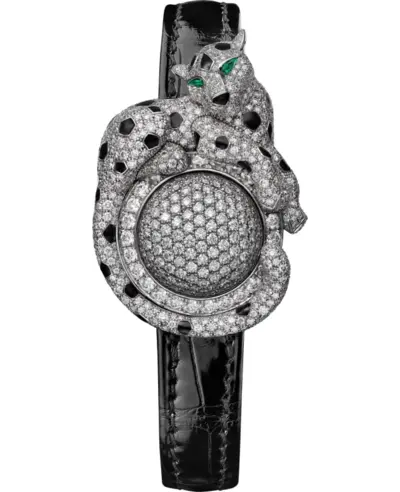 Cartier Joaillere Panthere, Model HPI00773, White Gold Diamond (arb11773)