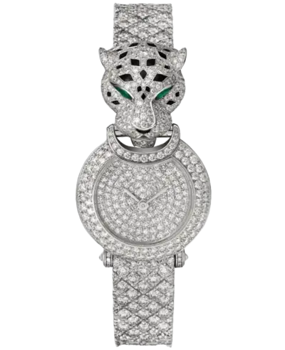 Cartier La Panthere De Cartier Medium White Gold Diamond - HPI01425 (arb11781)