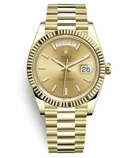 Rolex Day-Date 40 18K Yellow Gold Champagne Dial Men's Watch m228238-0003